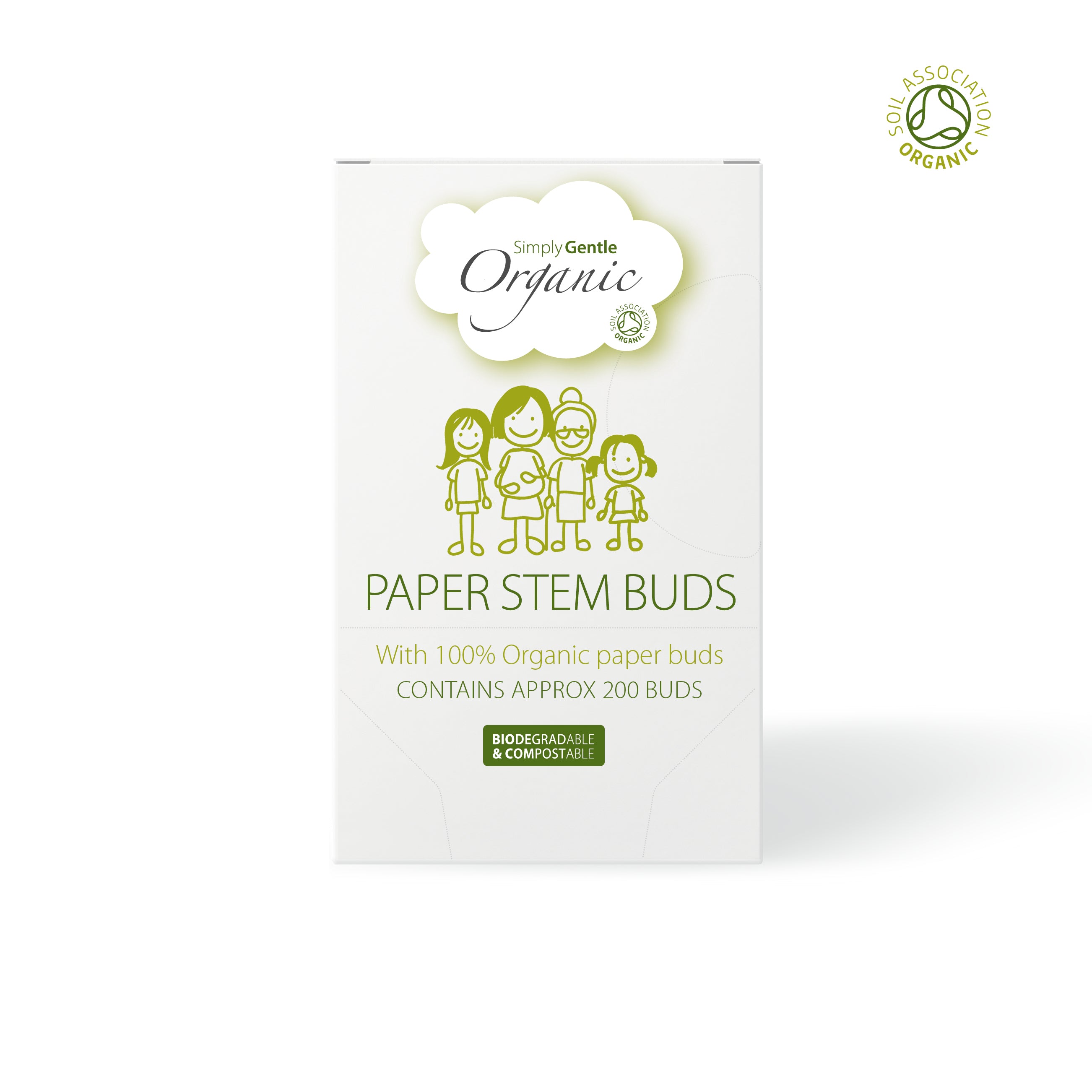 Simply Gentle Organic Paper Stem Buds