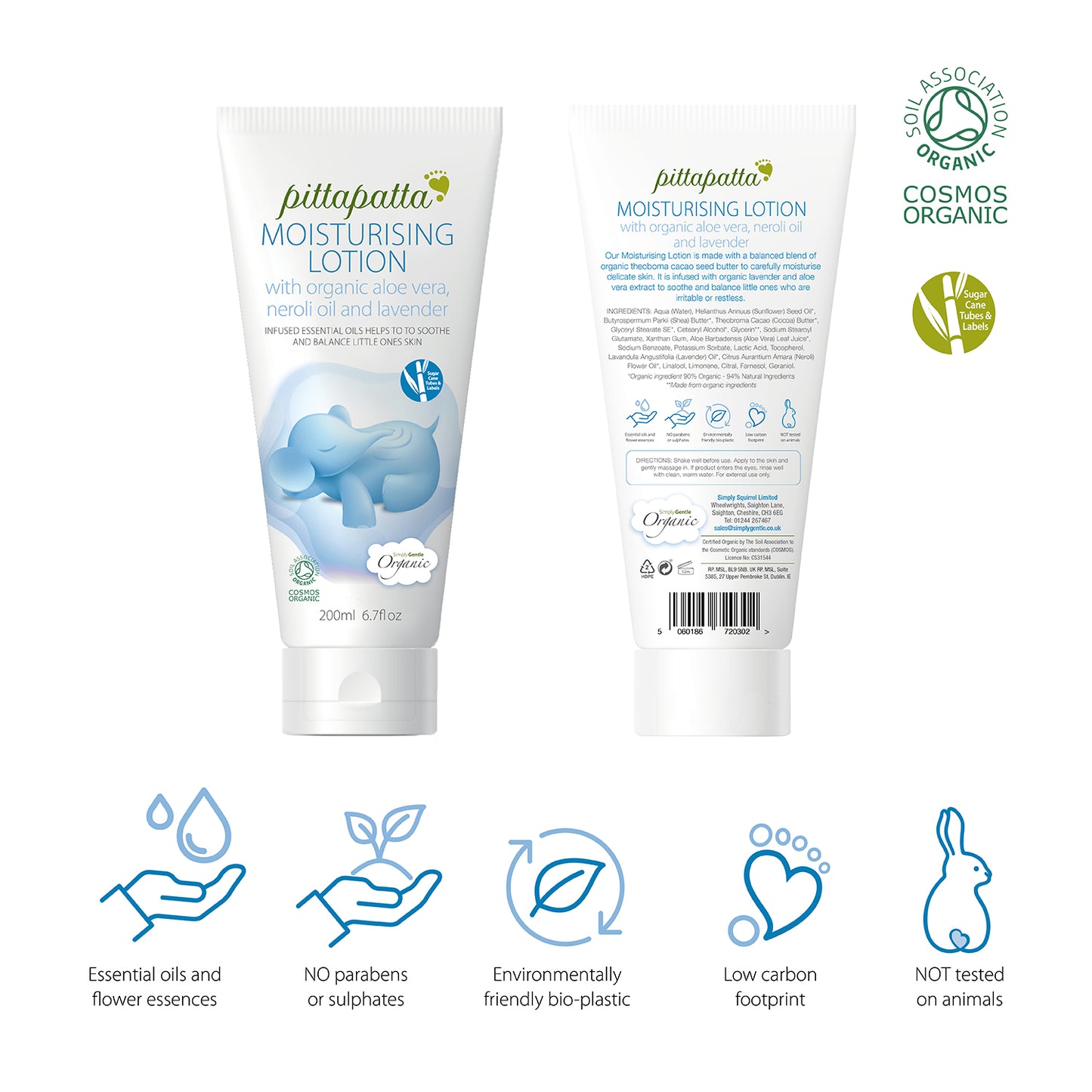Pittapatta Organic Moisturising Lotion