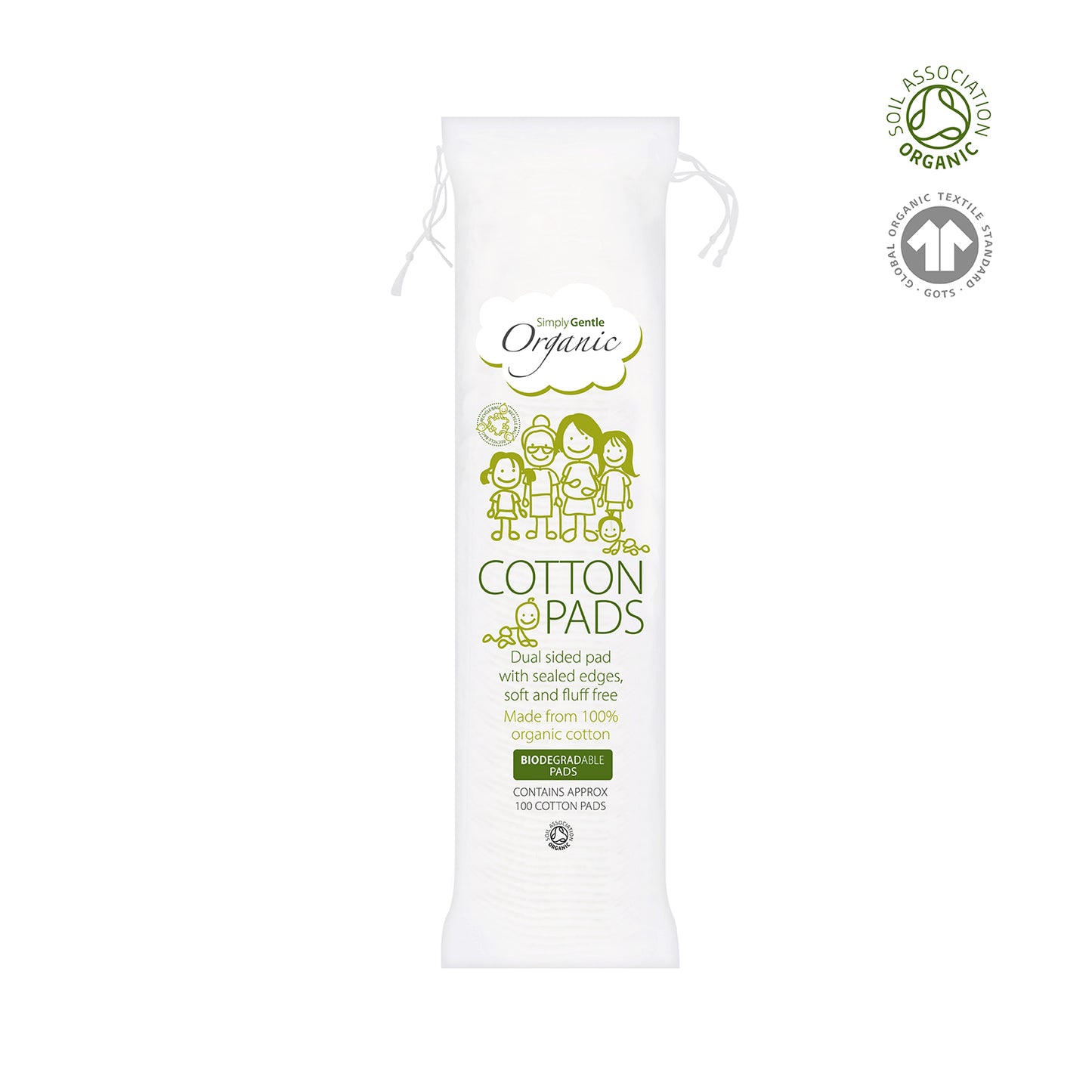 Simply Gentle Organic Cotton Pads