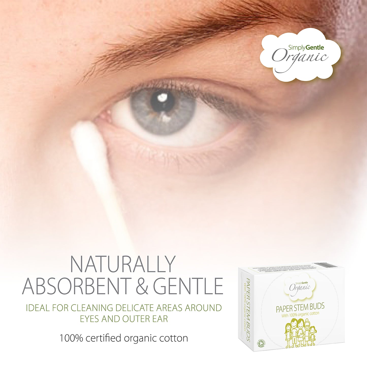 Simply Gentle Organic Paper Stem Buds