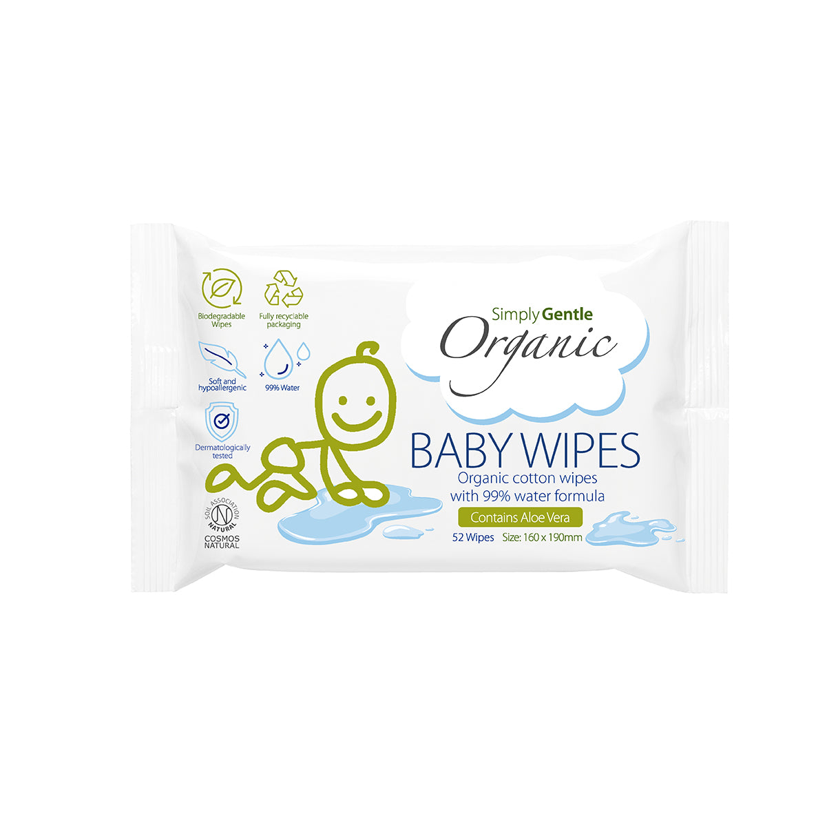 Simply Gentle Organic Baby Wipes