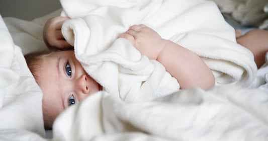 Baby with sensitive skin