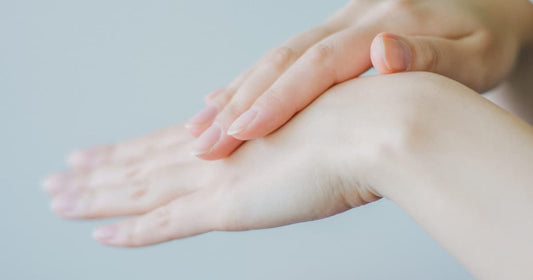 Close up of pair of hands