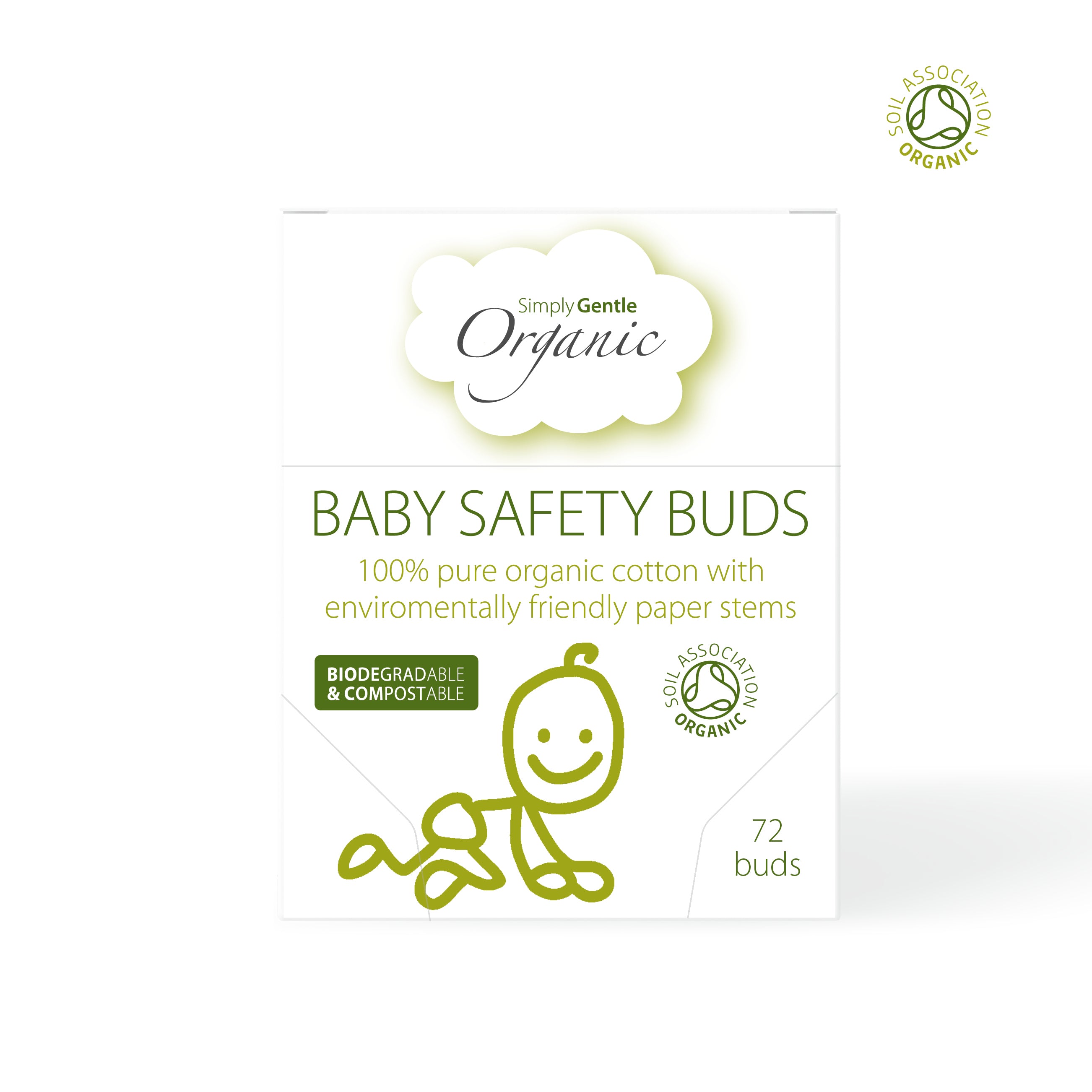 Simply Gentle Organic Baby Safety  Buds