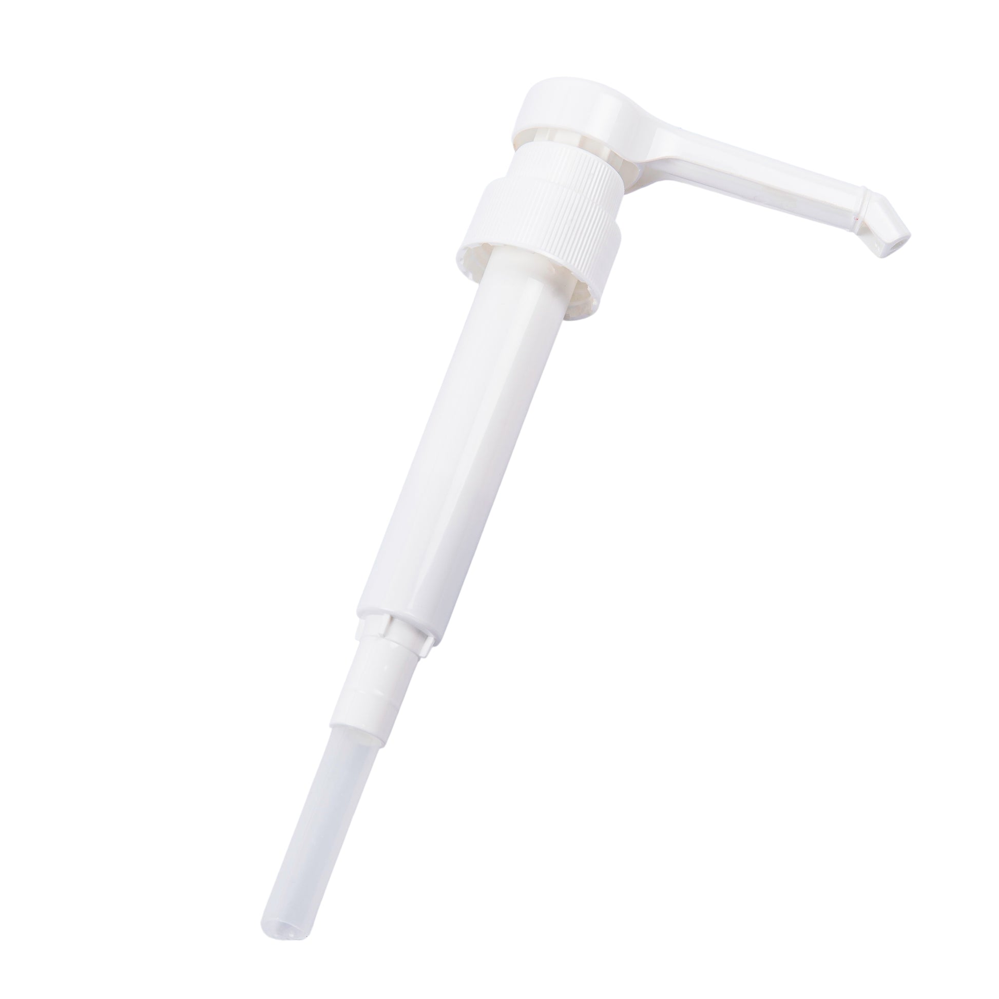 Reusable pump action dispenser supplied