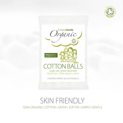 Organic Cotton Balls are better for the environment and your skin, our Soil Association approved organic cotton balls are a must-have in your beauty essentials. Use them to effectively remove makeup or nail polish, or reach for them to help clean cuts and scrapes.