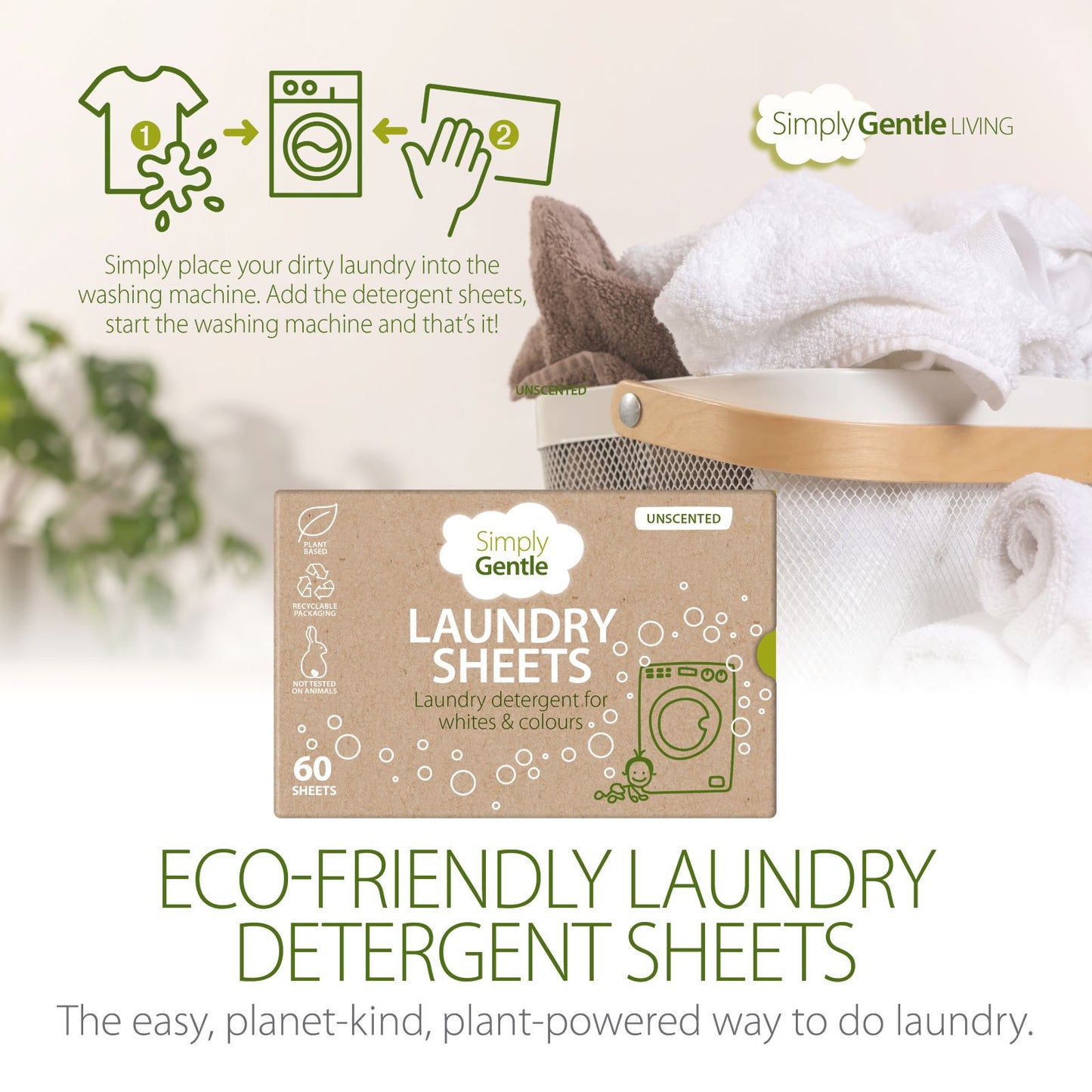 Unfragranced Laundry Sheets Info