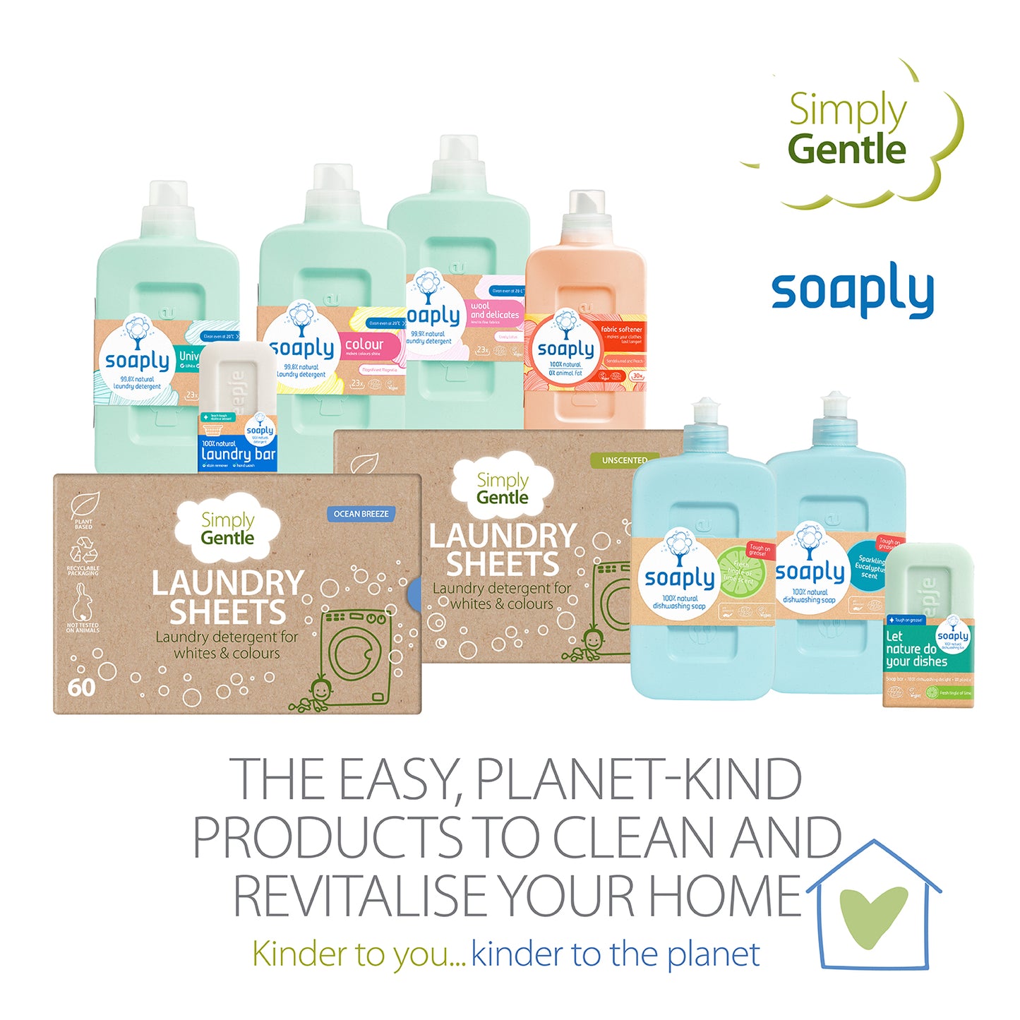 Unfragranced Laundry Sheets - 60 Sheets