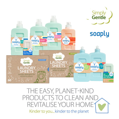 Unfragranced Laundry Sheets - 60 Sheets