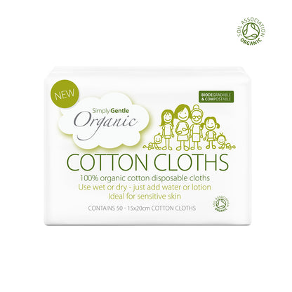 Simply Gentle Organic Cotton Cloths