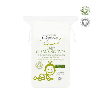 Simply Gentle Organic Baby Cotton Cleansing Pads