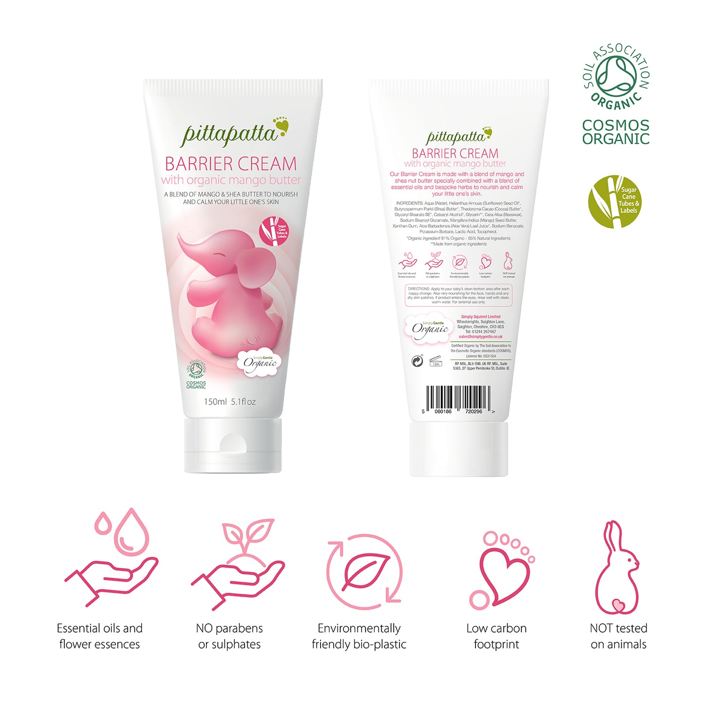 Pittapatta Organic Barrier Cream