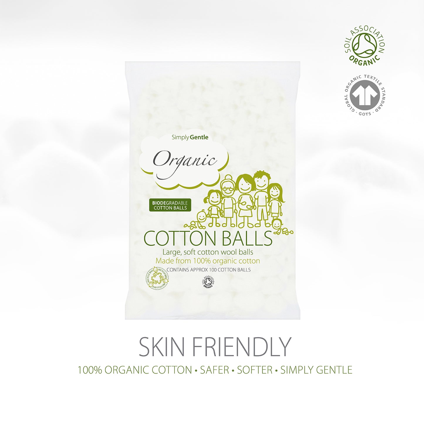 Simply Gentle Organic Cotton Balls