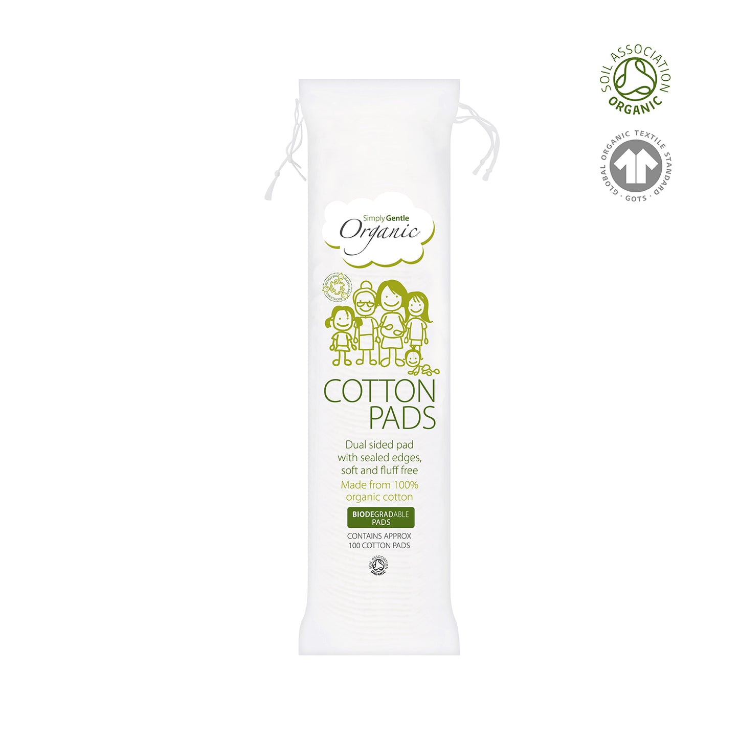 Simply Gentle Organic Cotton Pads