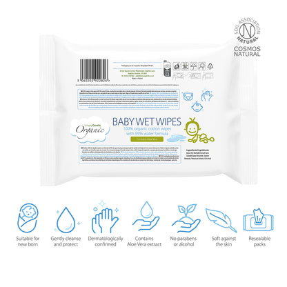 Simply Gentle Organic Baby Wet Wipes