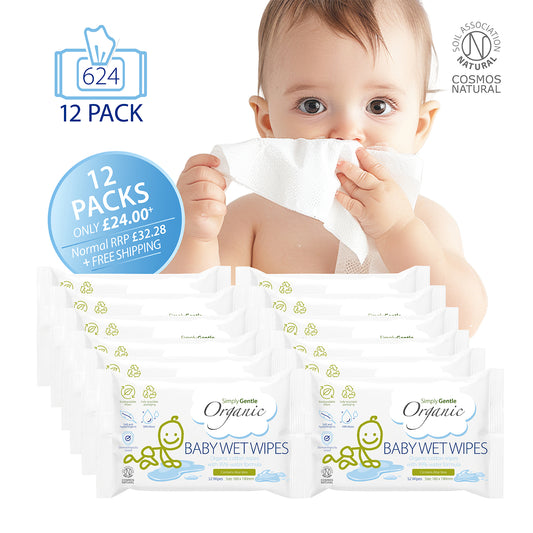 Simply Gentle Organic Baby Wet Wipes