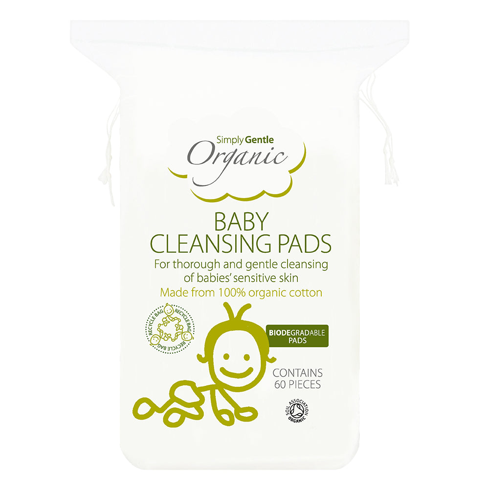 Simply Gentle Organic Baby Cotton Cleansing Pads