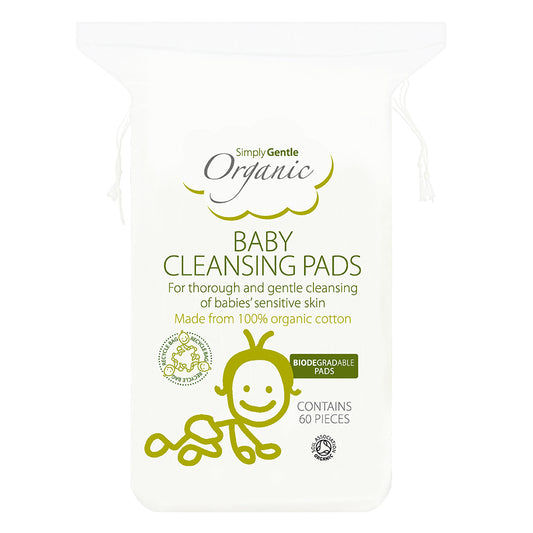 Simply Gentle Organic Baby Cotton Cleansing Pads