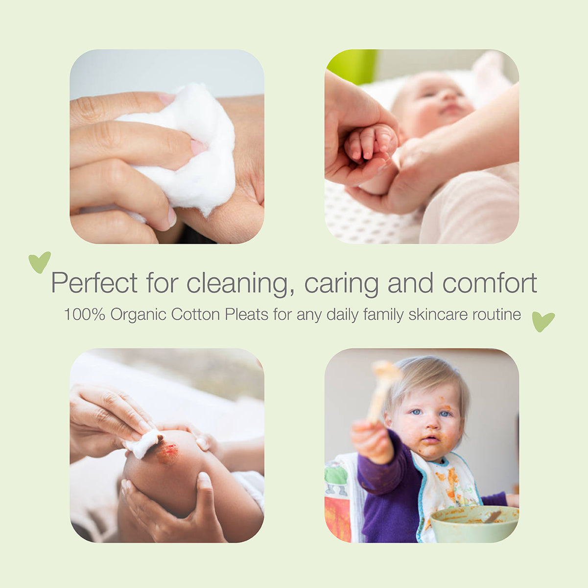 Simply Gentle Organic Cotton Pleat