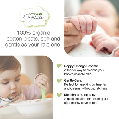 Simply Gentle Organic Cotton Pleat