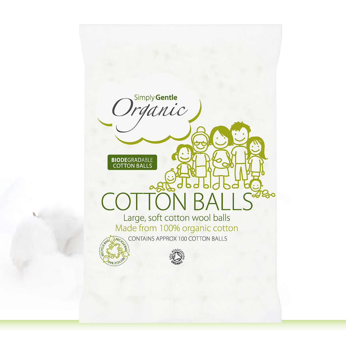 Simply Gentle Organic Cotton Balls