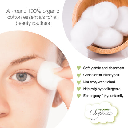 Simply Gentle Organic Cotton Balls