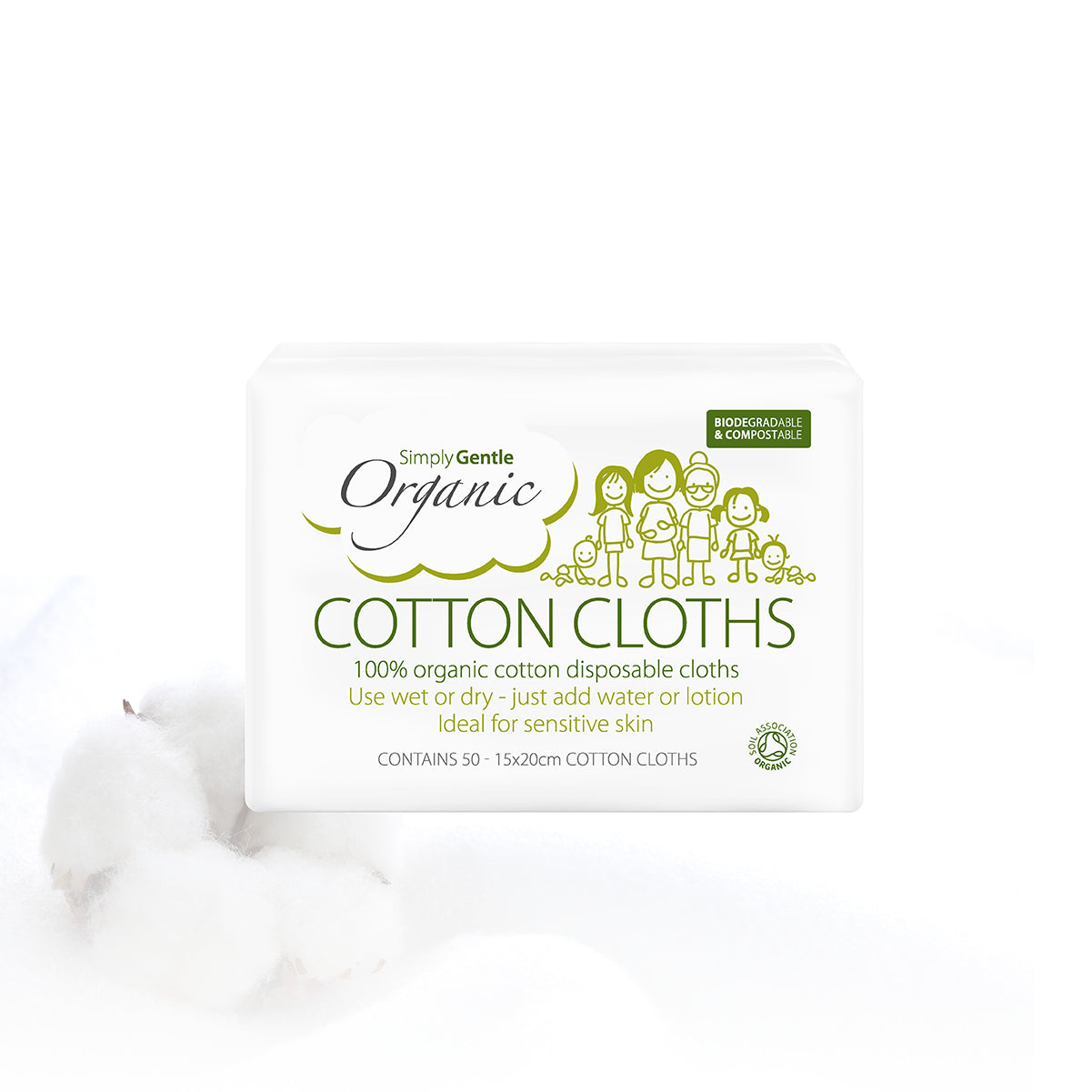 Simply Gentle Organic Cotton Cloths