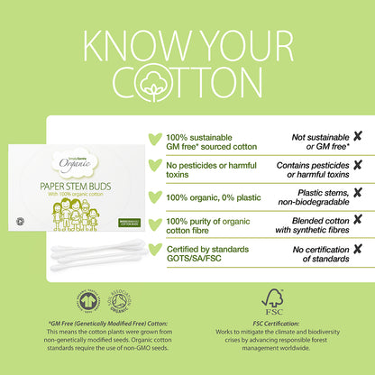 Simply Gentle Organic Paper Stem Buds