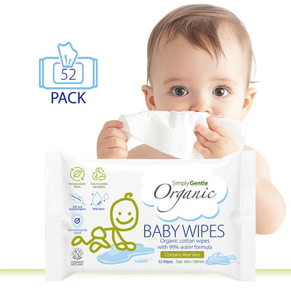 Simply Gentle Organic Baby  Wipes