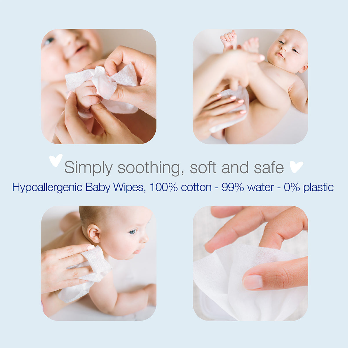 Simply Gentle Organic Baby  Wipes