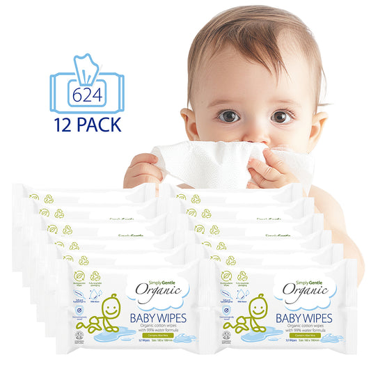 Simply Gentle Organic Baby Wipes