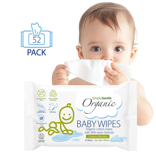 Simply Gentle Organic Baby  Wipes