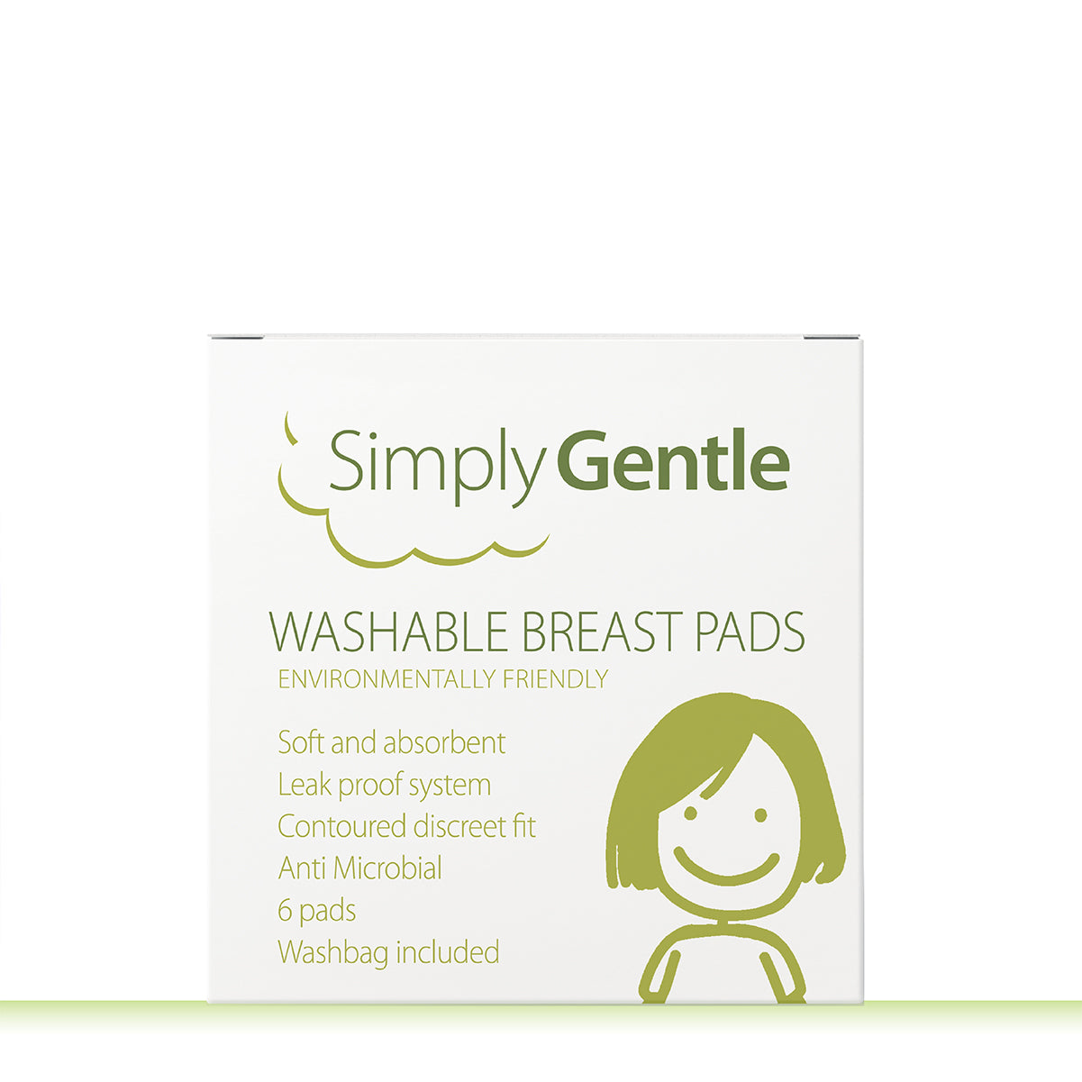 Simply Gentle Washable & Reusable Breast Pads