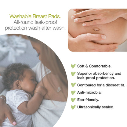Simply Gentle Washable & Reusable Breast Pads