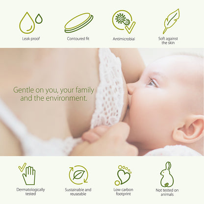Simply Gentle Washable & Reusable Breast Pads