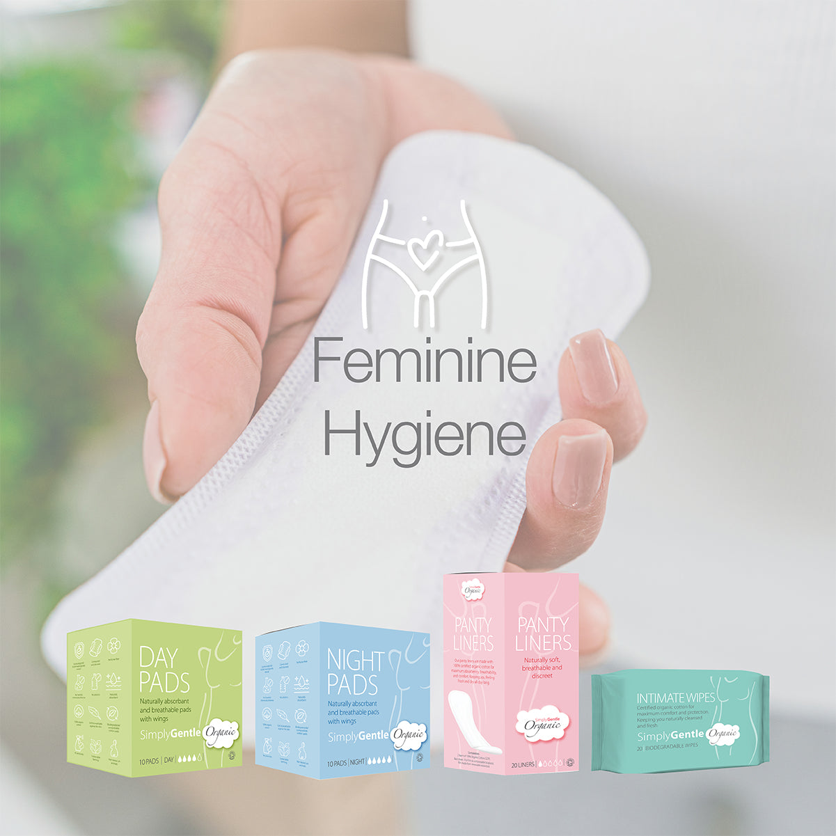 Simply Gentle Washable & Reusable Breast Pads