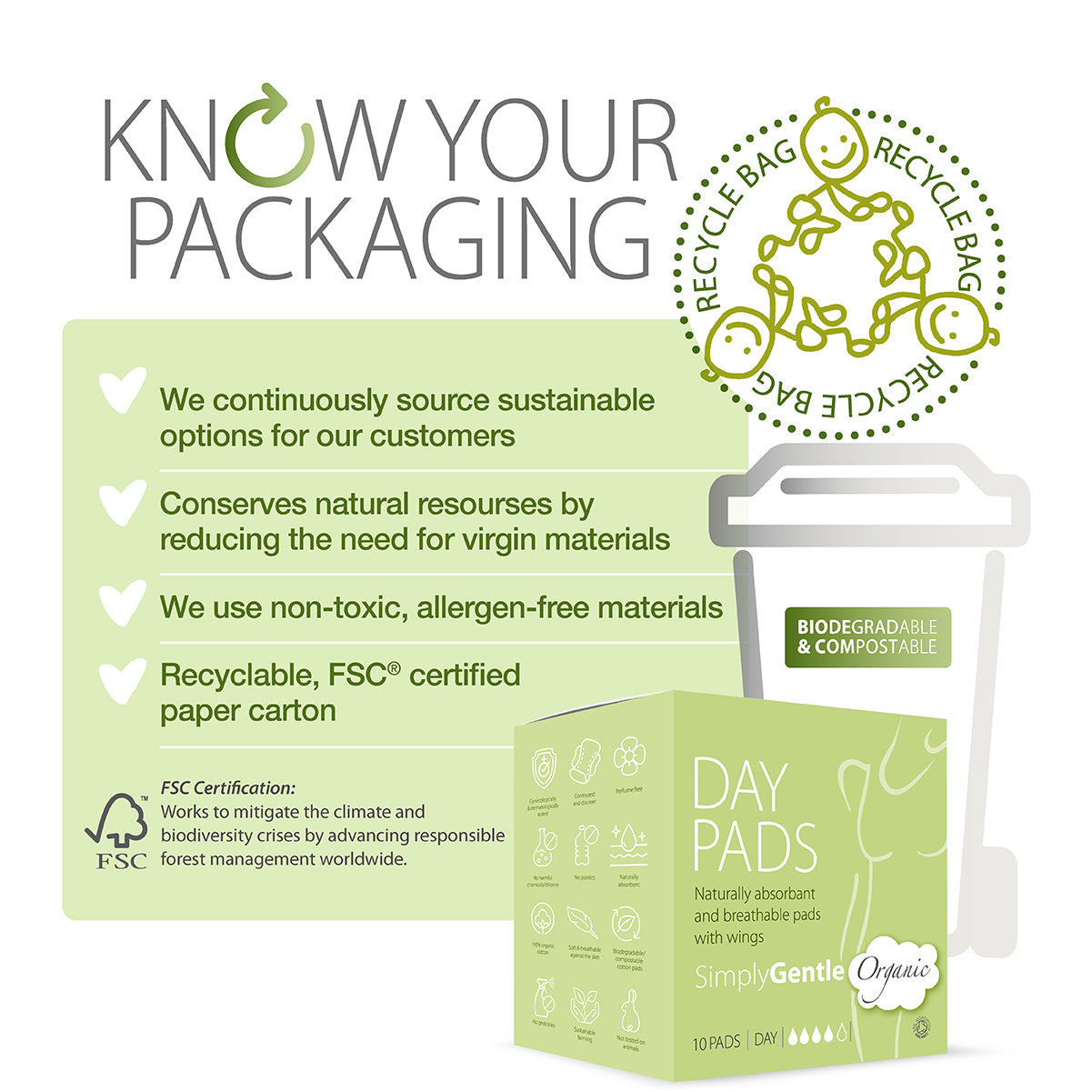 Simply Gentle Day Pads