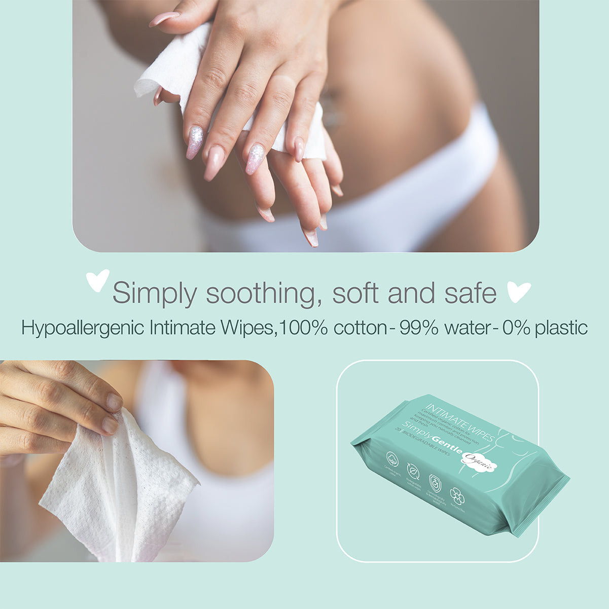 Simply Gentle Intimate Wipes