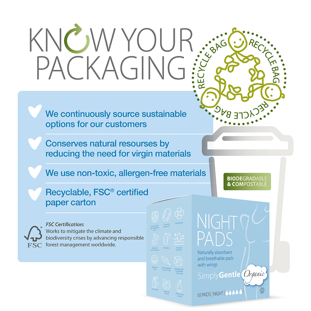 Simply Gentle Night Pads