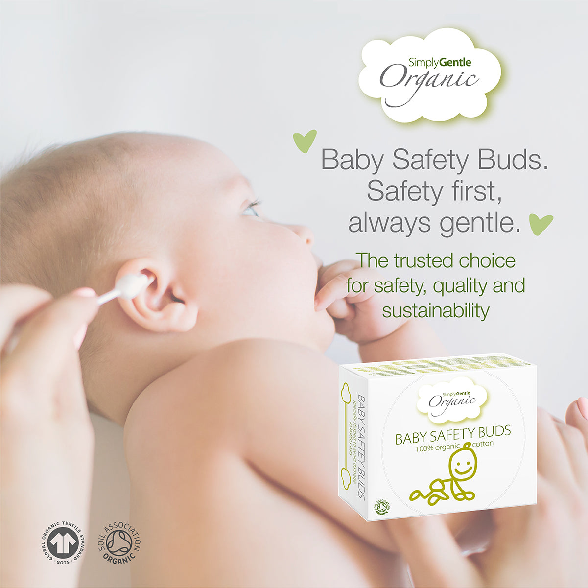 Simply Gentle Organic Baby Safety Buds