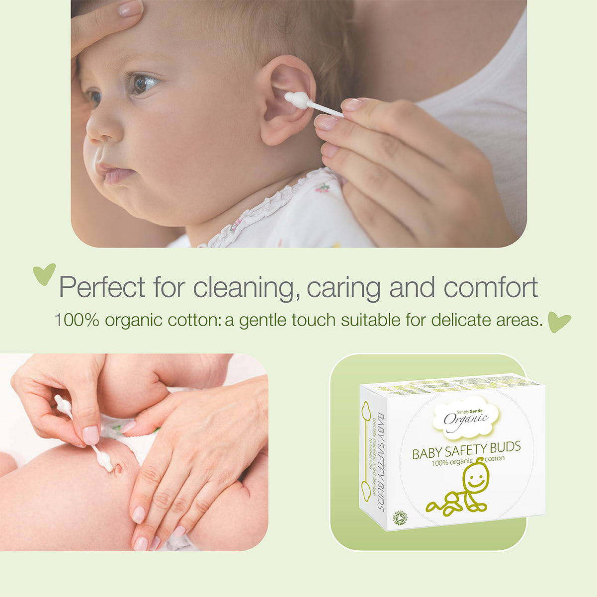 Simply Gentle Organic Baby Safety Buds