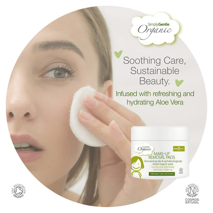 Simply Gentle Organic Makeup Removal Pads