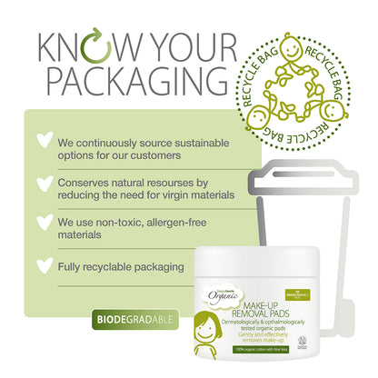 Simply Gentle Organic Makeup Removal Pads