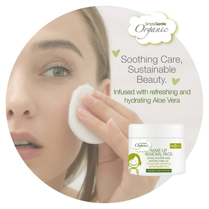 Simply Gentle Organic Makeup Removal Pads