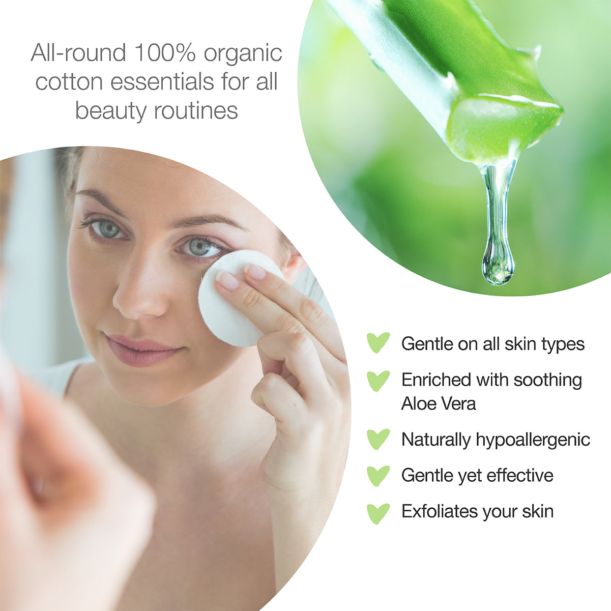 Simply Gentle Organic Makeup Removal Pads