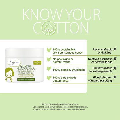 Simply Gentle Organic Makeup Removal Pads