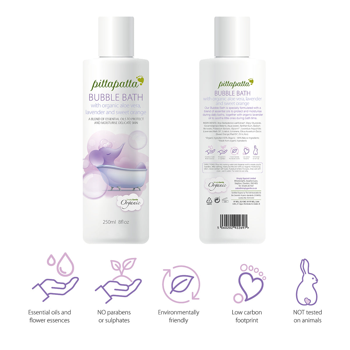 Pittapatta Organic Bubble Bath