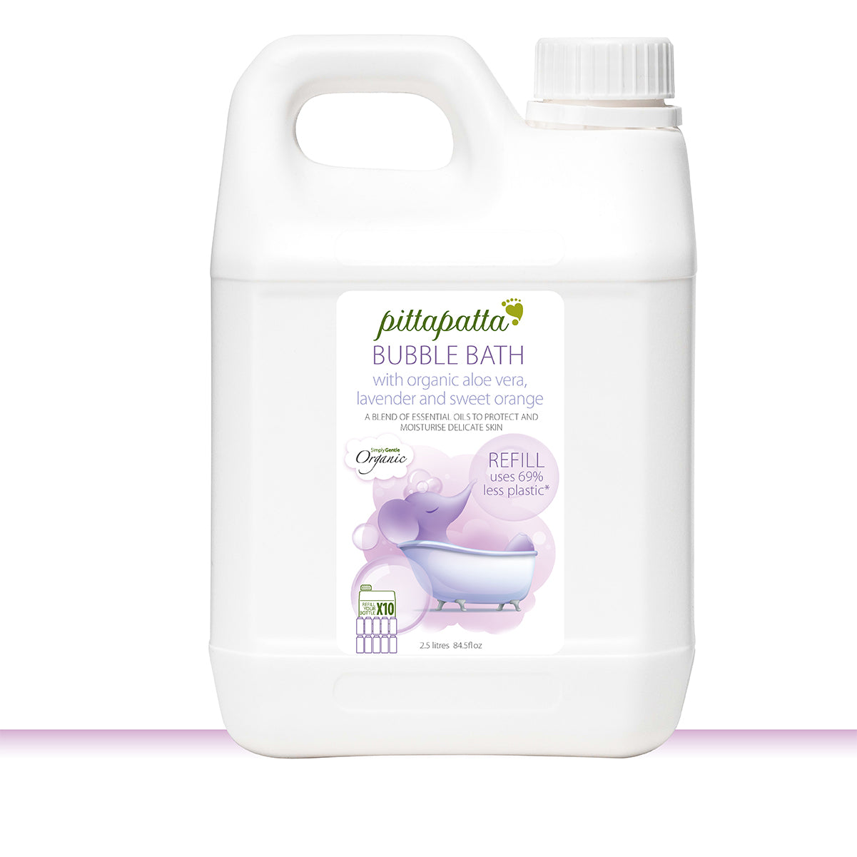 Pittapatta Bubble Bath 2.5Lt refill
