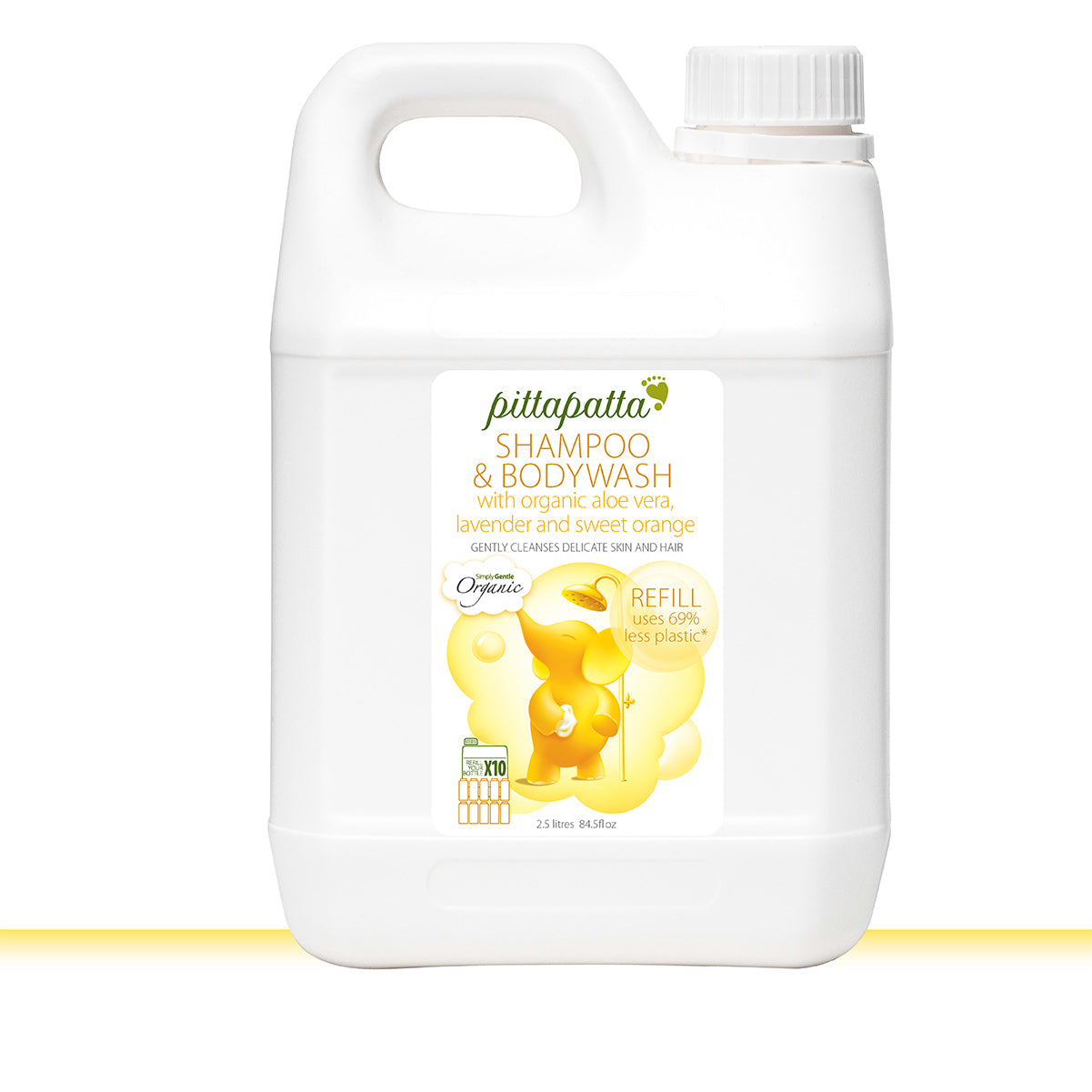 Pittapatta Shampoo & Bodywash 2.5 lt refill