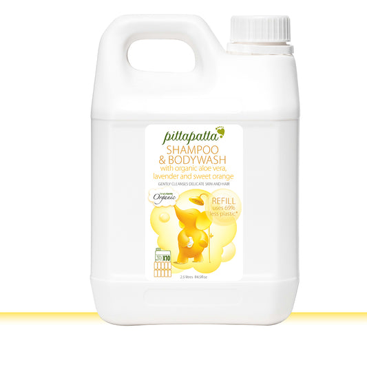 Pittapatta Shampoo & Bodywash 2.5 lt refill